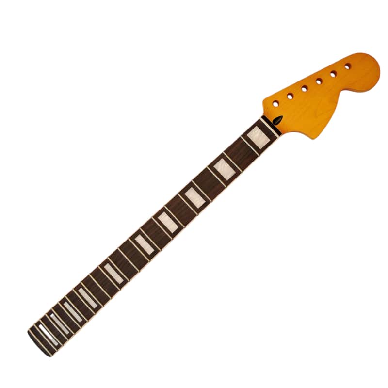 Strat Style neck Maple with rosewood fretboard - Big Headstock 70s (Nitro Satin) image 1