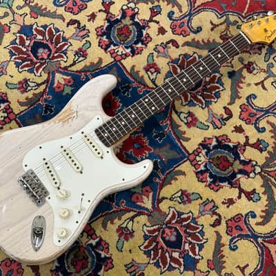 Fender Custom Shop '59 Heavy Relic Stratocaster 2022 Aged White Blonde image 1