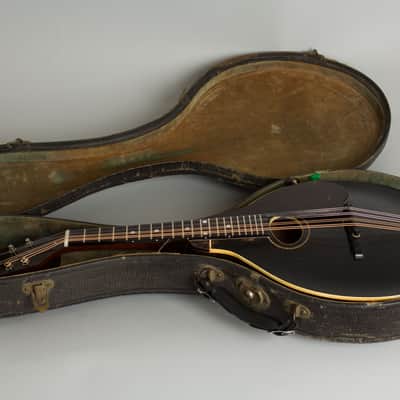 Gibson  Style A Snakehead Carved Top Mandolin (1925), ser. #79131, original black hard shell case. image 10