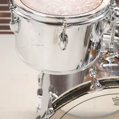 Slingerland 4pc Concert Tom Drum Kit Set Chrome Over Maple Vintage 1970's image 18