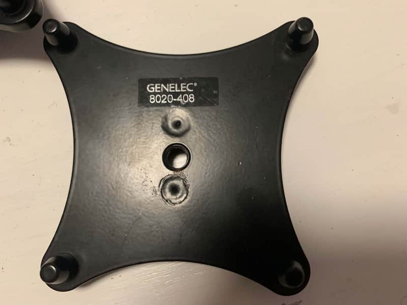 Genelec 8020-408 Stand Plate for Iso Pods - Genelec 8020 - Genelec 8320 2019 - Black image 1