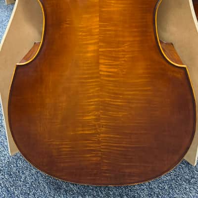 Aged Fully Carved Upright Double Bass - Left Handed image 5