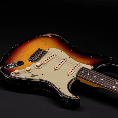 Fender Masterbuilt Jason Smith MICHAEL LANDAU 1968 Stratocaster - 3-tone Sunburst image 23