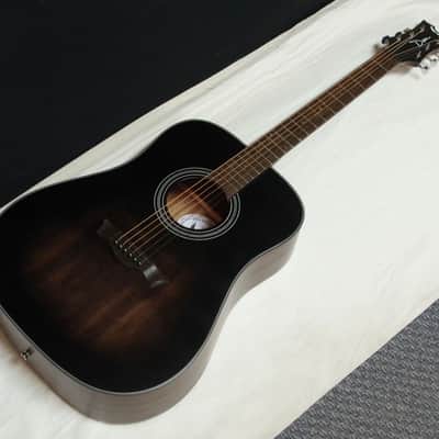 DEAN Saint St. Augustine Dreadnought acoustic GUITAR Vintage Burst w/ Light CASE image 2