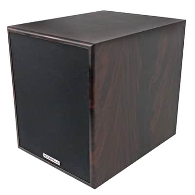 Rockville Rock Shaker Dark Wood 400w 8" Powered Home Theater Subwoofer Sub image 3