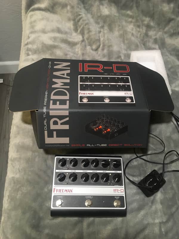 Friedman IR-D Dual Tube Preamp 2024 - Present - Black / Silver image 1