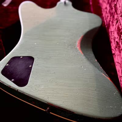 Over 9k new! RARE Gibson Custom Shop Custom Firebird Heavy Aged Inverness Green 2025 - Perfect Balance and Weight image 6