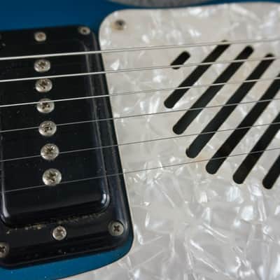 MarineRider Mosrite Ventures Model w/ Built In Amp - Blue Bild 10