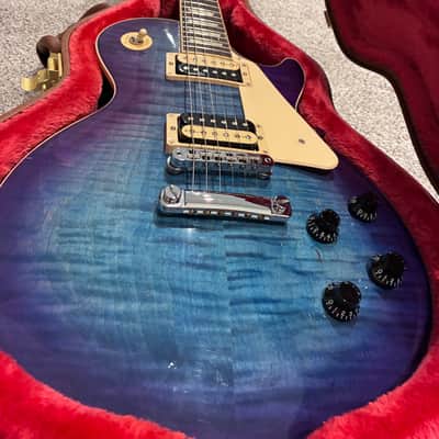 2021 Gibson Les Paul Traditional Pro V - Blueberry Burst image 1