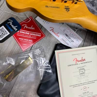 Fender #0171022703 75th Anniversary American Professional Custom Telecaster, Maple Fingerboard, 2 Color Sunburst image 6