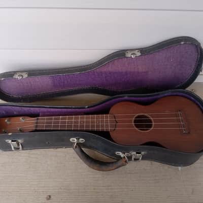 Vintage 1920's Martin Style O Soprano Ukulele w/ Original Geib Case! image 2