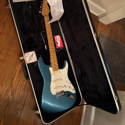 Fender Strat Plus COLLECTOR GRADE Lace Sensors Wilkinson SPLIT NUT TBX Schallers 1988 - Lake Placid Blue image 10