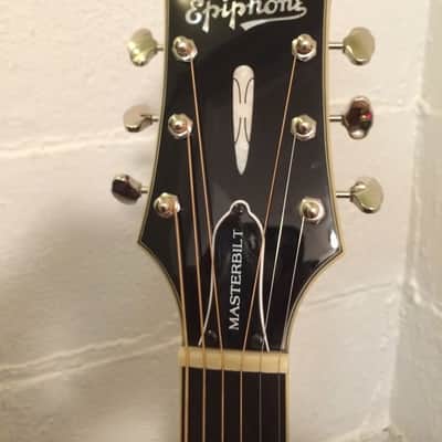 GIBSON Epiphone Masterbilt DR-500MCE Acoustic-Electric Guitar Vintage Sunburst image 6