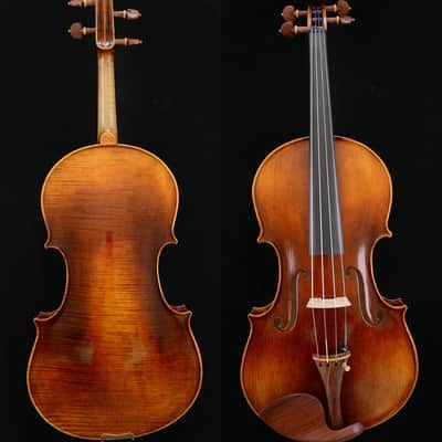 Wang Zhiguo, Beijing 16” viola with certificate 2025 - One piece back image 4