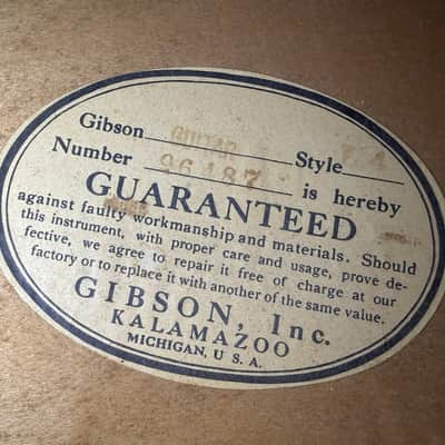 ON HOLD - 1940 Gibson L-4 - Rare Long Scale Version with Maple Neck image 13