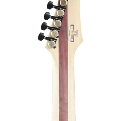 Ibanez Iron Label RGIXL7 7-String Electric Guitar Black Flat image 7