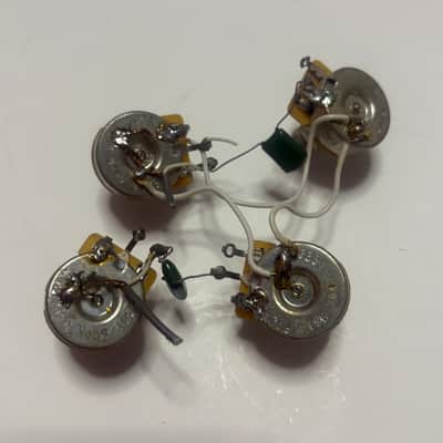 CTS Gibson Les Paul SG 500k Pots wire harness Vintage 90s image 1