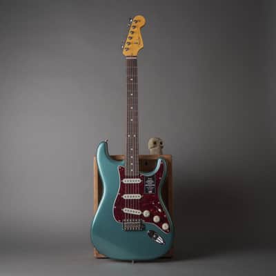 Fender American Professional Classic Stratocaster Faded Sherwood Green Metallic (new) image 5
