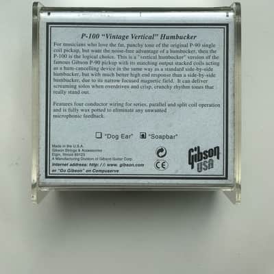 Gibson P-100 "Vintage Vertical" Humbucker (black) image 4