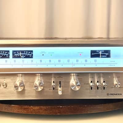 🎶✨ Pioneer SX-780 / SX780 Vintage Stereo Receiver w/ Wood Cabinet — Serviced, LED Dial, Clean image 1