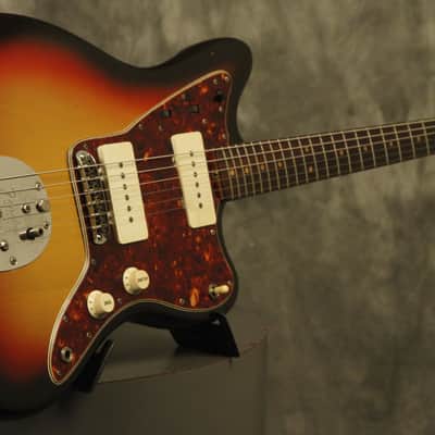 all original 1965 Fender Jazzmaster Sunburst clay dots, January of '65 image 10