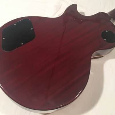 2000 Fuji-Gen Epiphone Japan Les Paul LPS-80 Long Tenon Honey Burst with Gibson Case, Headstock image 15