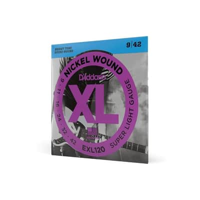 D'Addario XL 9-42 Super Light Electric Guitar Strings - EXL120 image 2