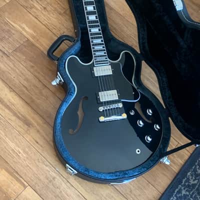 FGN MSA-HP Masterfield HH Semi-Hollow Body Black image 1