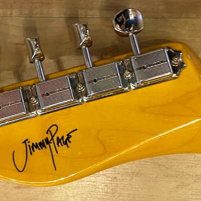 Fender Jimmy Page Mirror Telecaster  2023 Electric Guitar White Blonde (SN: USA02330) image 12