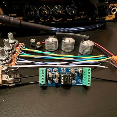 Boscoe MMSR77 kit (rear control cavity version) - Classic Music Man StingRay Bass 2-band Preamp Replica Bild 1
