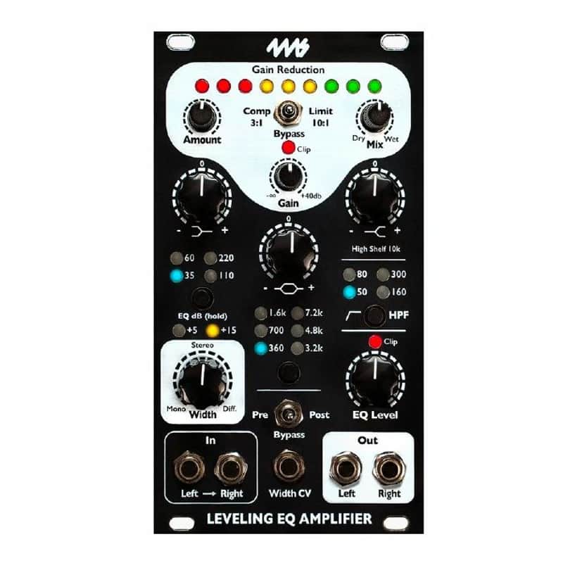 4ms LEQA Leveling EQ Amplifier End-Of-Chain Audio Processor Module image 1