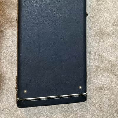 VINTAGE FENDER BASS 1965 to 1970 NO TAIL LOGO BLACK TOLEX CASE CLEAN! image 9