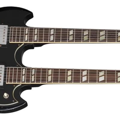 Gibson Custom Shop Slash '66 EDS-1275 Doubleneck (Signed, Aged) 2019 - Aged Ebony image 2