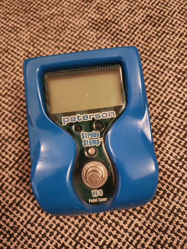 Peterson VS-S StroboStomp Pedal Tuner 2000s - Blue image 1