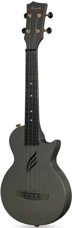 Enya Nova U Concert Ukulele, Black image 1