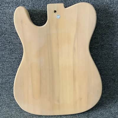 Unfinished Telecaster Style Basswood Guitar Body for Right Hand image 5