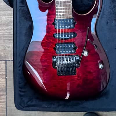 Ibanez Premium RG970WQMZ-BD 2015 onwards - Blazing Dusk - Flame