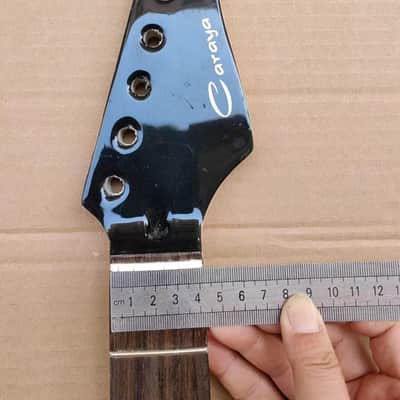 Caraya Maple Wood Guitar Neck, 22 Frets Rosewood Fingerboard image 2