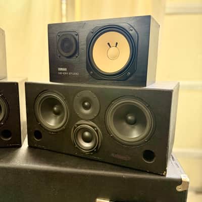 Yamaha NS-10M Studio monitors c 1980 - Oreo original vintage MIJ Japan 120 watt horizontal image 3