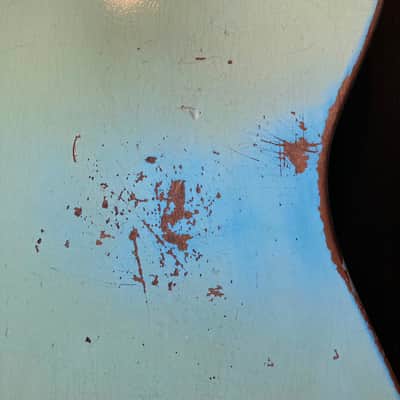 Telecaster Aged Guitar Body - Sonic Blue medium guitar relic guitar body by Jozo Reece Guitars image 6