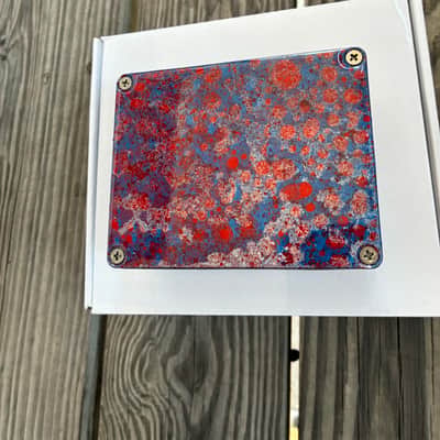 Tone Junkie mind squeezer Compressor Fuzz Two In One Tone Bender optical - Blue pink with box image 5