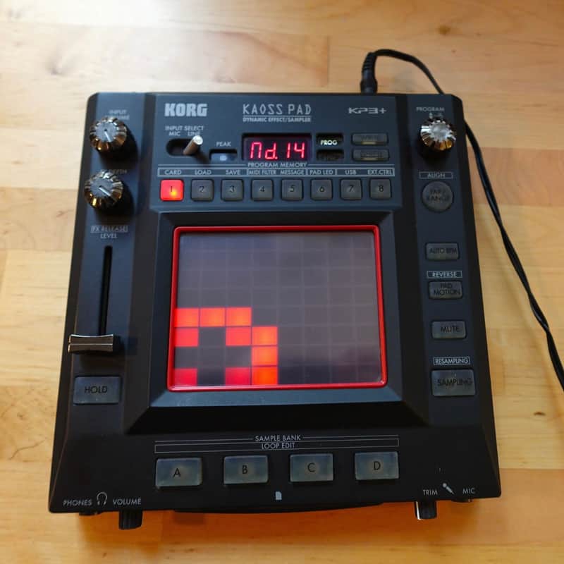 Korg KP3 Kaoss Pad 3 Dynamic Effect / Sampler | Reverb