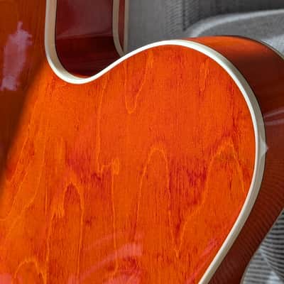 Gretsch G6119B Broadkaster Bass 2003 - 2014 - Orange - Leftie image 6