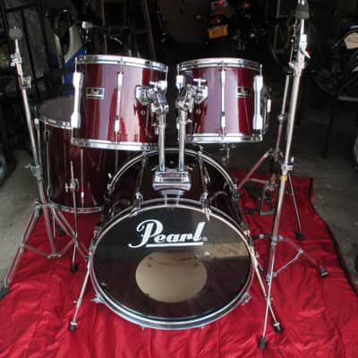 1990'S PEARL EXPORT 5PC DRUM SET WITH HARDWARE! READ THE WORDS! STEAL DEAL!!! image 1