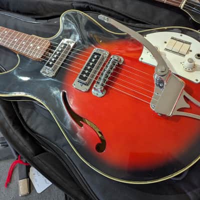 Teisco EP-10T 1960s - Sunburst image 4