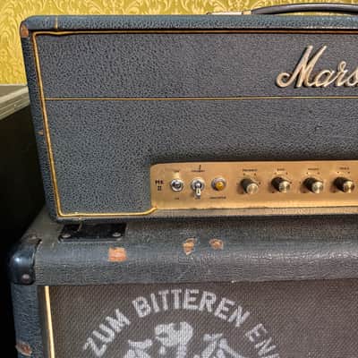 Marshall 1966  JTM 45 no reissue Echter Alter Marshallamp VINTAGE 1966 - schwarz image 4