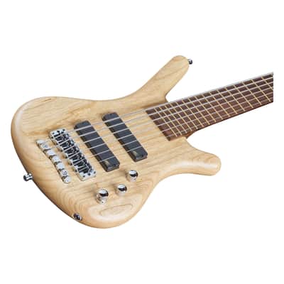 Warwick Pro Series Corvette Standard 6 String Active Ash Natural Transparent Satin GPS1246 90AA ASH FR image 4