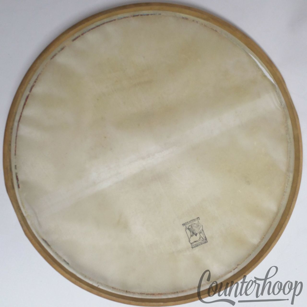 Ludwig&Ludwig 14"Calf Skin Snare Drum Resonant Crown-Head Vintage Transparent — main photograph