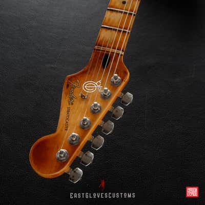 Fender Stratocaster 60th Anniversary Shell Pink Heavy Aged Relic by East Gloves Customs image 18