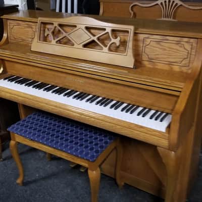 Kohler Campbell Console Piano Oak SN IDEA0111 image 1